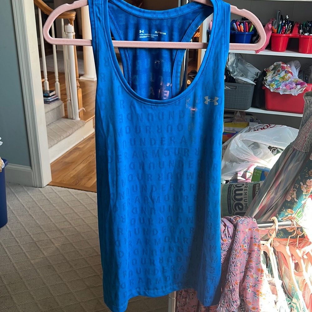 Blue UA Tank Top- Excellent Condition